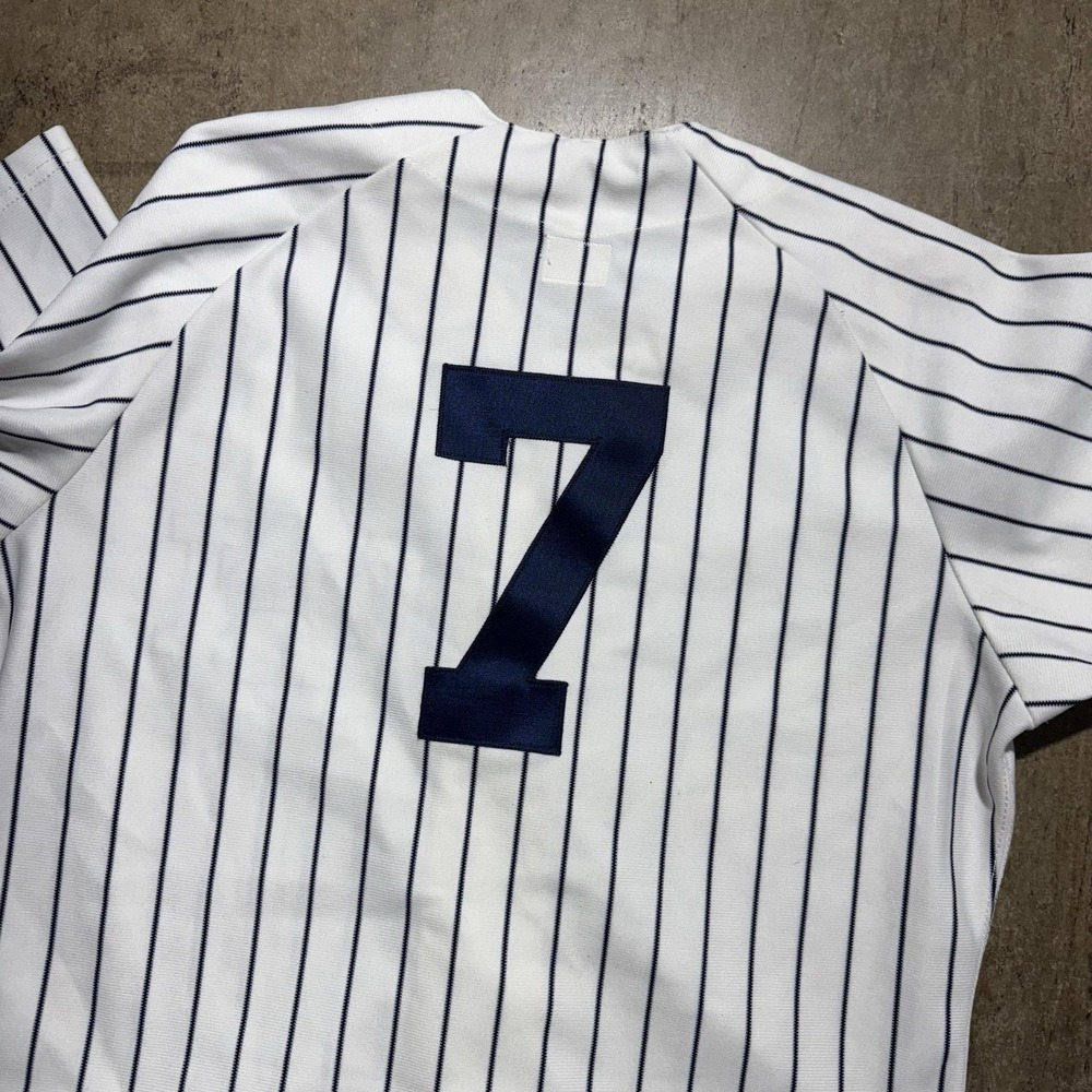 Vintage Auburn Tigers Jersey Mens 42 White Baseball Wilson Button Pinstripe 90s - Picture 6 of 6